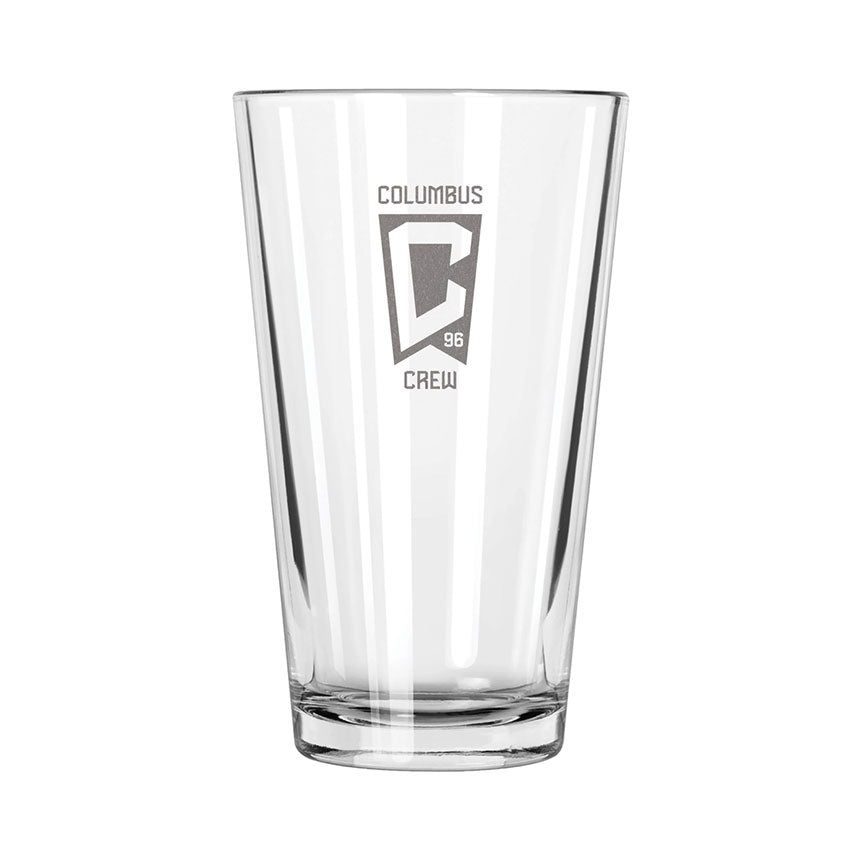 Columbus Crew Etch Pint Glass - Official MLS Merchandise