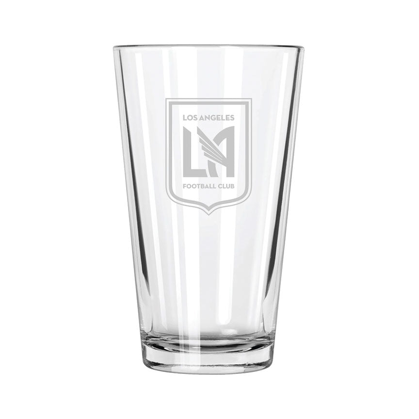 Los Angeles FC Etch Pint Glass - Official MLS Merchandise