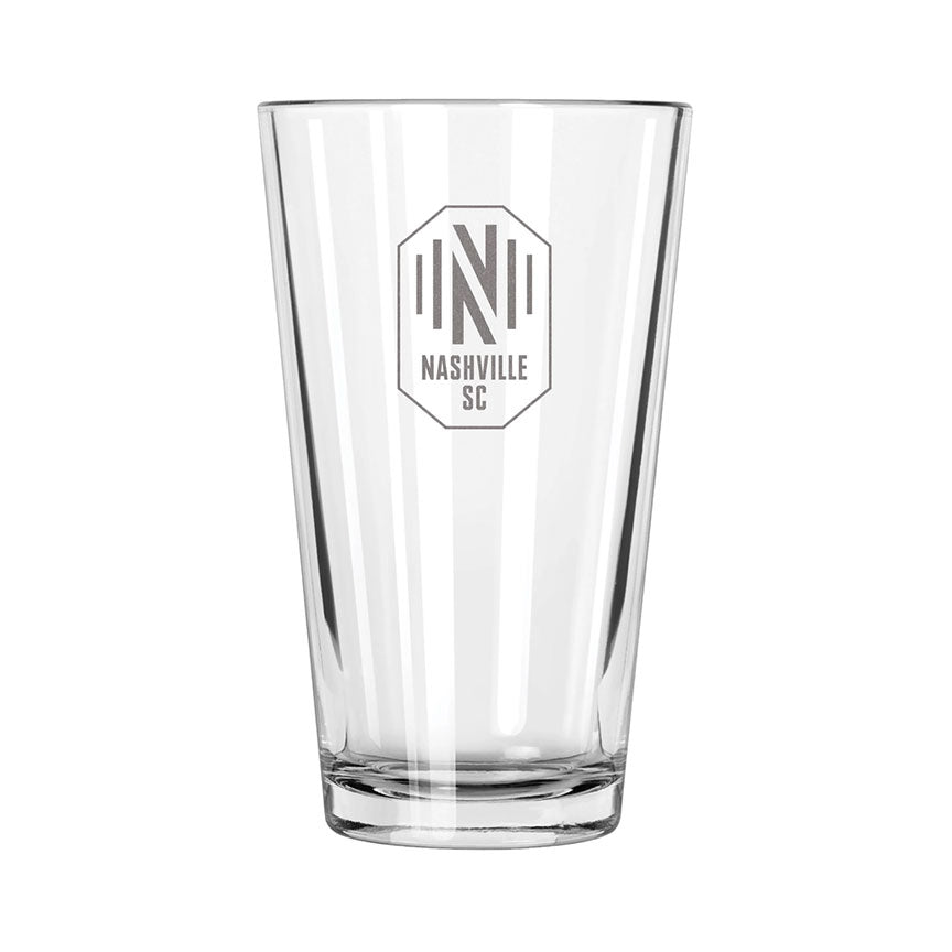 Nashville SC Etch Pint Glass - Official MLS Merchandise