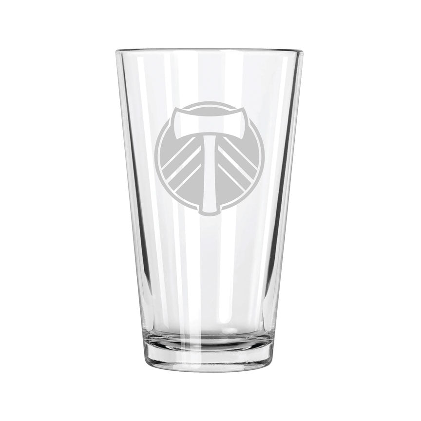 Portland Timbers Etch Pint Glass - Official MLS Merchandise