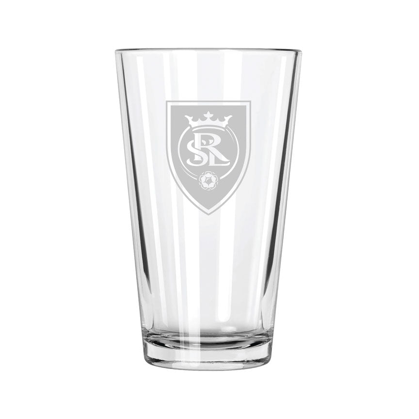 Real Salt Lake Etch Pint Glass - Official MLS Merchandise