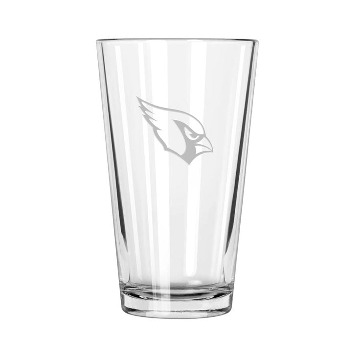 Arizona Cardinals Etch Pint Glass - Official NFL Merchandise