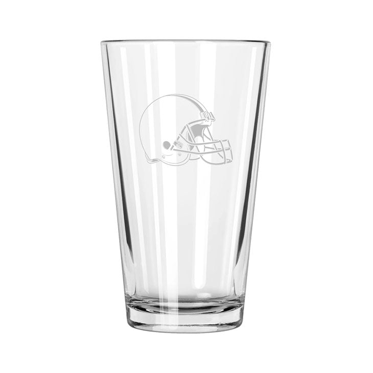 Cleveland Browns Etch Pint Glass - Official NFL Merchandise